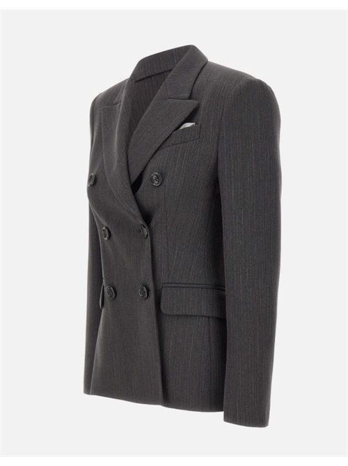 Blazer doppiopetto gessato Liu Jo | CF5232T054A.C378B